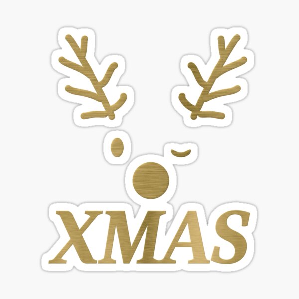 XMAS Rudolph Sticker