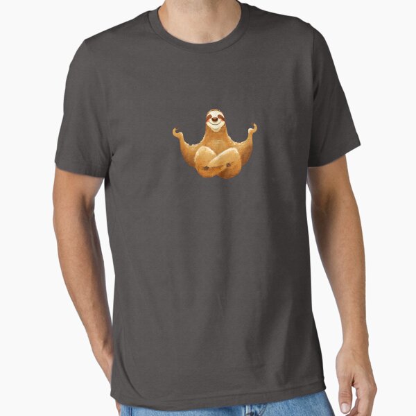 T-Shirt Humoristique 'J'Peux Pas Je Suis En Pyjama' Avec Dessin De Paresseux - Manches Longues - Cadeau Marrant