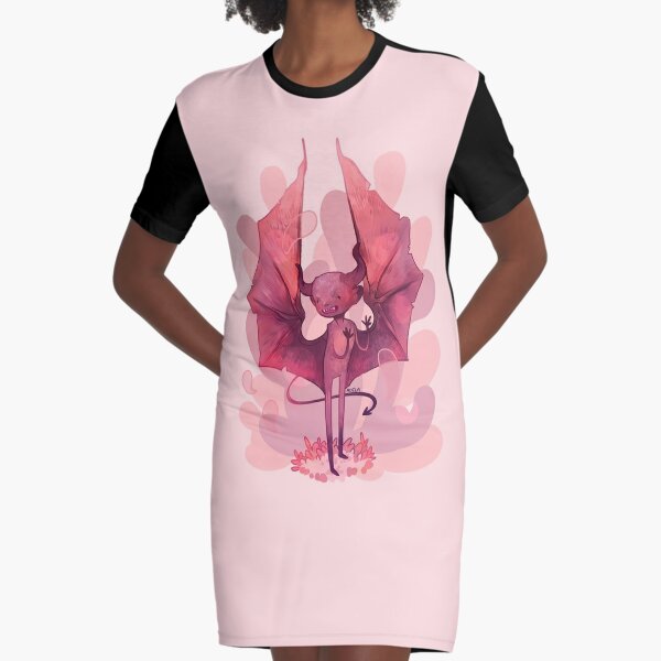 Demon Graphic T-Shirt Dress
