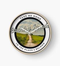 Country Roads, Take me Home Clock