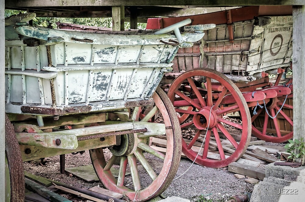 "Old Carts" by JEZ22 Redbubble