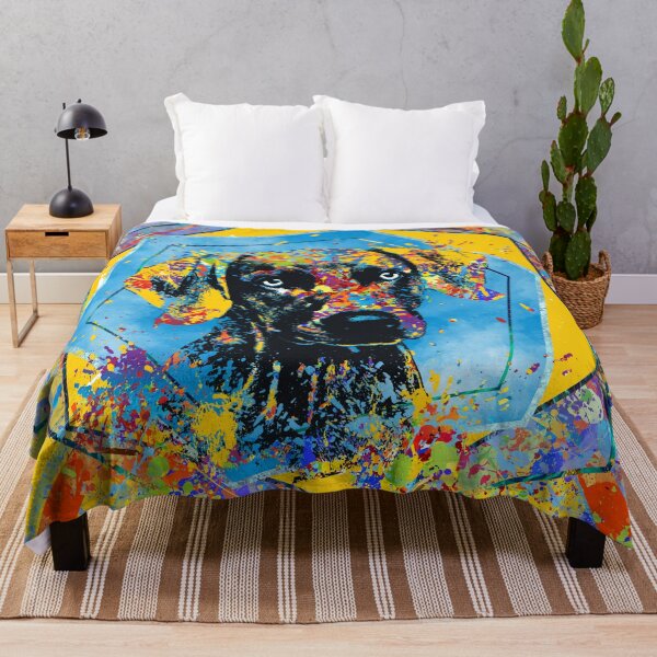 Item preview, Perro Weimaraner Resumen Mixto Media designed and sold by k9printart.