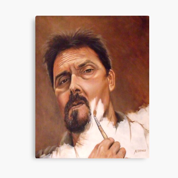 Self Portrait of A.F.Branco Canvas Print