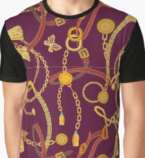 Pattern with jewelry elements. Graphic T-Shirt