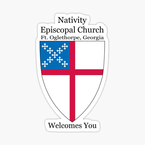"Nativity Episcopal Church Ft. Oglethorpe, Sticker by