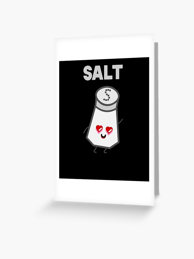 Salt And Pepper Best Friends Greeting Card for Sale by SusurrationStud