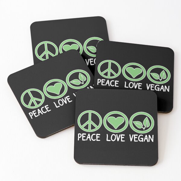 Item preview, Peace, Love, Vegan designed and sold by SmartStyle.