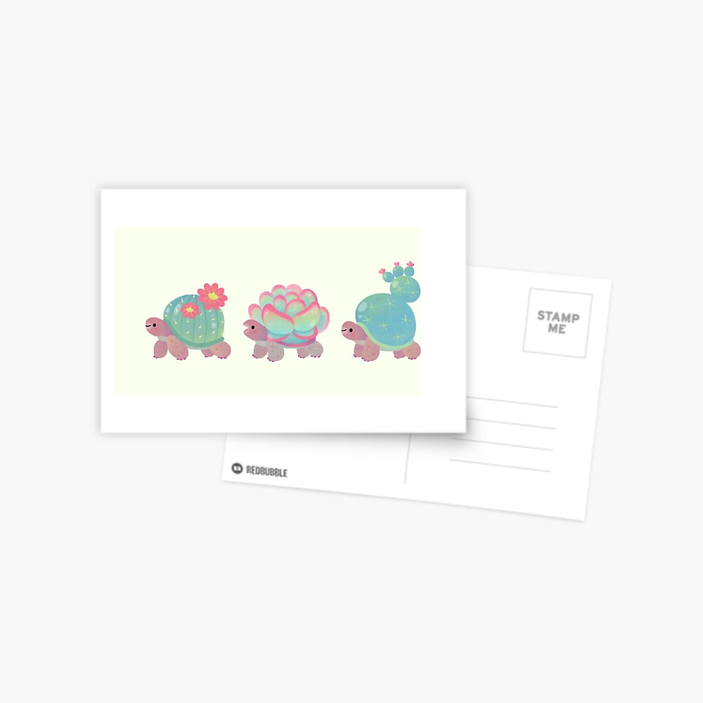 Cactus tortoise Postcard
