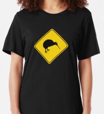 Warning: Kiwi Slim Fit T-Shirt
