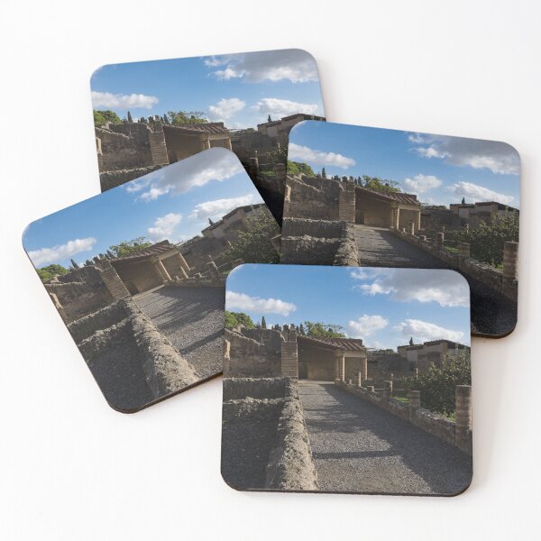 Item preview, Herculaneum Ruins - Sun and Shade Rough Stonewall Perspective designed and sold by Georgia Mizuleva.