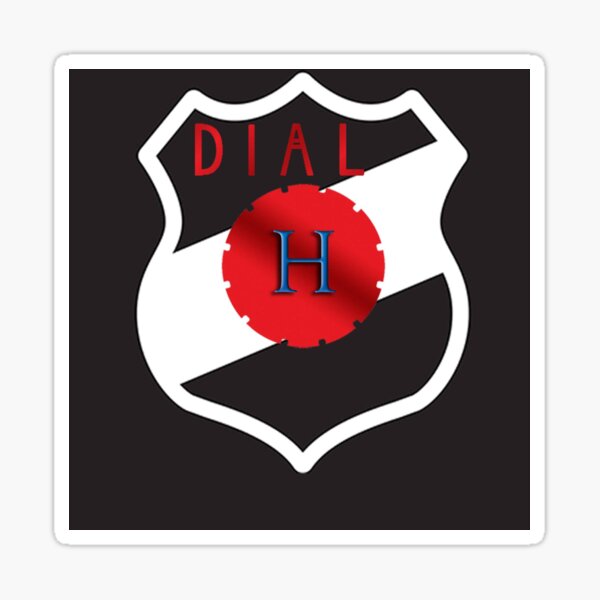 Dial H for heroclix logo Sticker