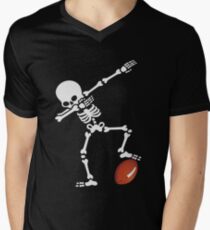 Funny Dabbing Skeleton Rugby Shirt - Perfect Dabbing Skeleton Rugby Hoodie - Women Man Kids - Perfect Gift Men's V-Neck T-Shirt
