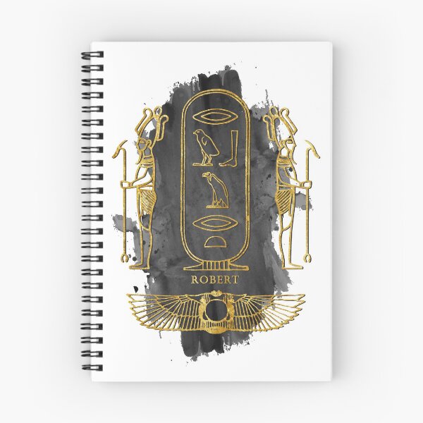 Item preview, your name in old Egyptian hieroglyphics symbols - ROBERT designed and sold by elmanchour.