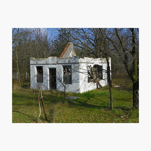 Item preview, The Haven Modern Motel Ruins designed and sold by wiscbackroadz.
