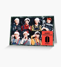 BTS Weihnachten Grußkarte