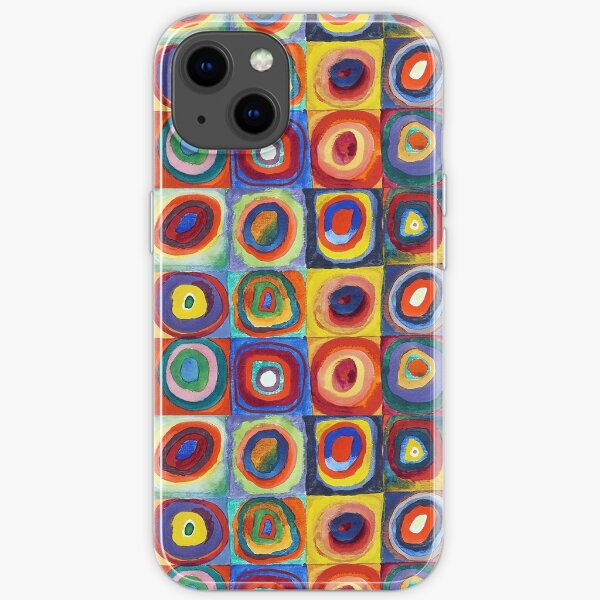 Wassily Kandinsky - Color Study, Squares with Concentric Circles - Bauhaus Art iPhone Soft Case