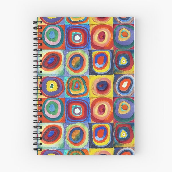 Artikelvorschau, Wassily Kandinsky – Farbstudie, Quadrate mit konzentrischen Kreisen – Bauhauskunst entworfen und verkauft von NewNomads.
