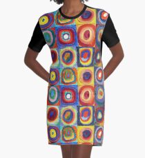 Wassily Kandinsky - Color Study - Bauhaus Art Graphic T-Shirt Dress