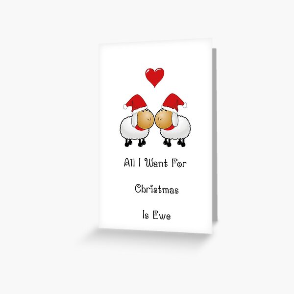 Item preview, All I Want For Christmas Is Ewe. designed and sold by esmeandme.