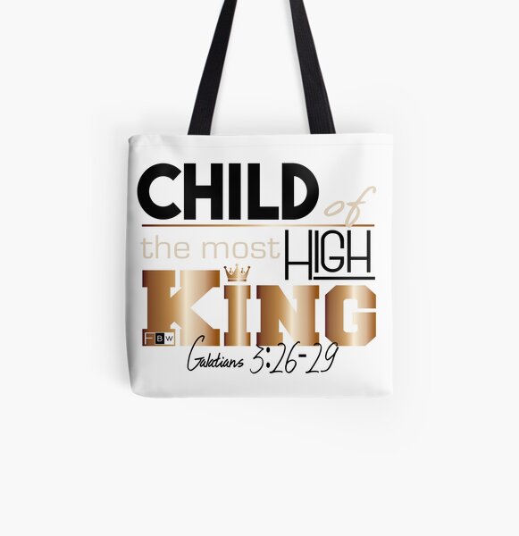 Child of the Most High King All Over Print Tote Bag
