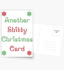 Eine weitere Shitty Weihnachtskarte. Postkarten