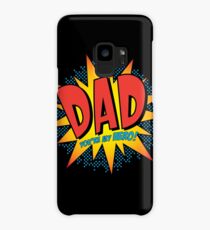 Comic Book Art -Dad You're my hero! Case/Skin for Samsung Galaxy