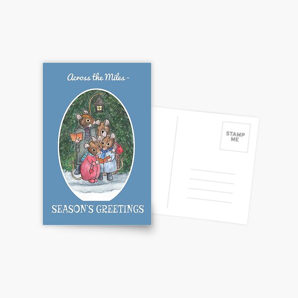 Artikel-Vorschau von Die Grüße der Jahreszeit Nette Maus Familie Carol-Sänger, designt und verkauft von Judy Adamson.