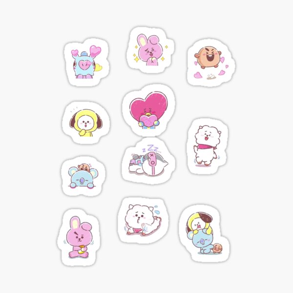 Bt21 Stickers | Redbubble