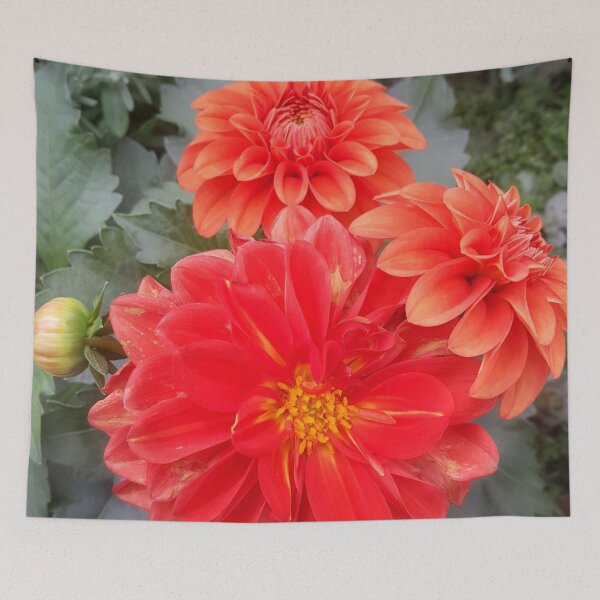 Item preview, Red Dahlias designed and sold by Cynthia  Soucy.