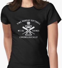Time Bureau Softball Women's Fitted T-Shirt