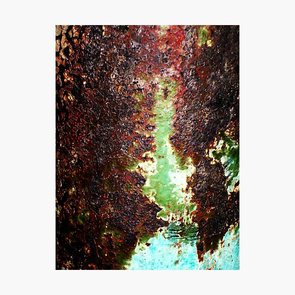Grunge Portrait Photographic Print