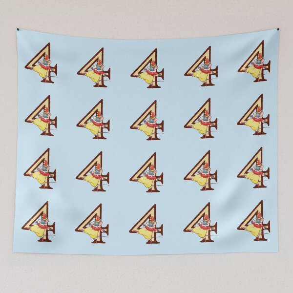 Item preview, Children's Alphabet and Numbers - Number 4 designed and sold by TIGERDAVER.