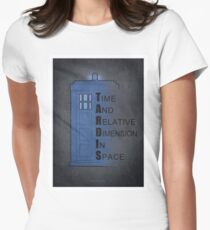 Doctor Who Tardis Women's Fitted T-Shirt