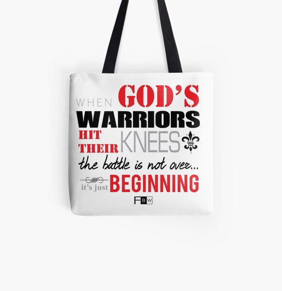 God's Warriors All Over Print Tote Bag