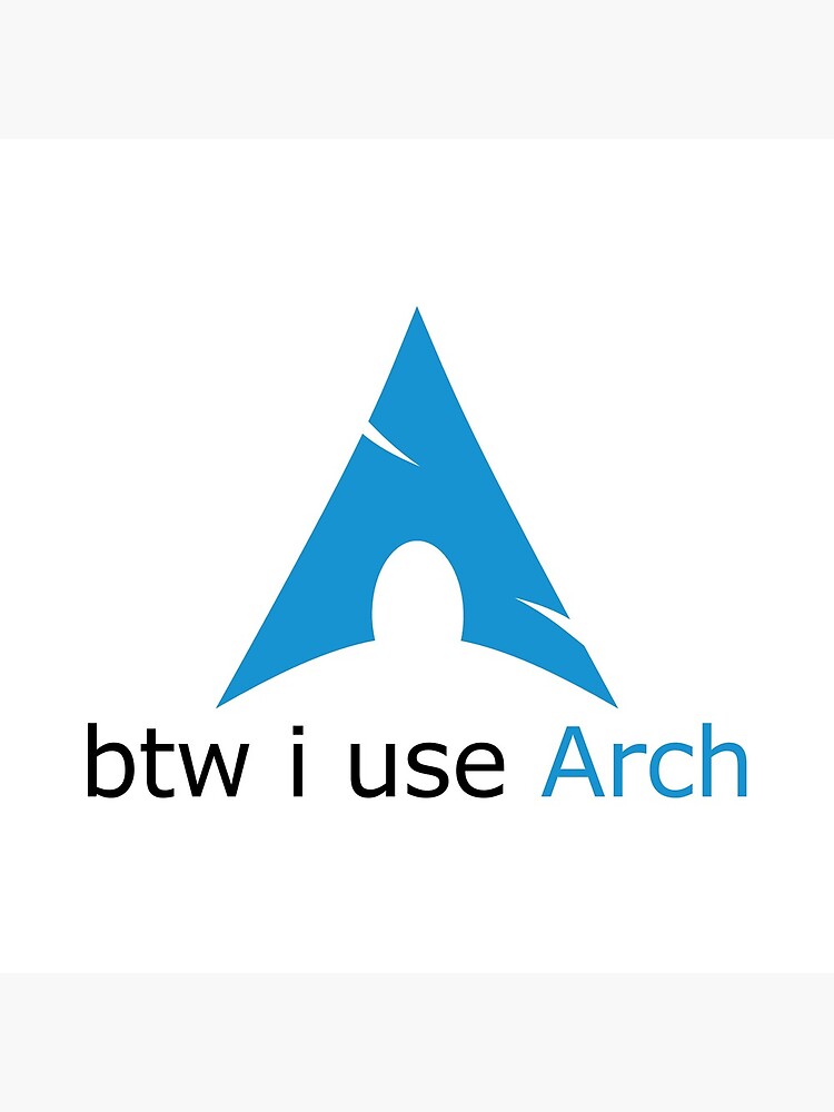 i use arch btw