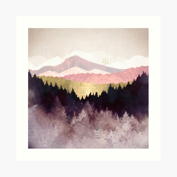 Plum Forest Art Print