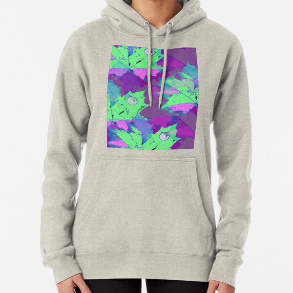 Lilac magic leaves Pullover Hoodie