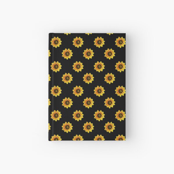 Sunflower- Black Hardcover Journal