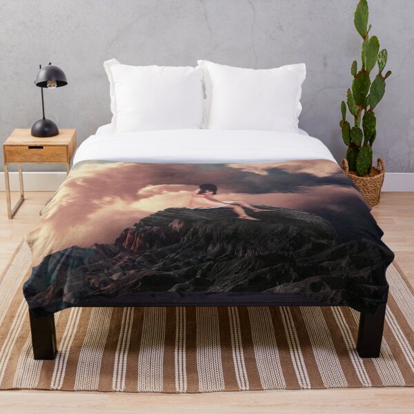 You came from the Clouds Throw Blanket