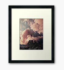 You came from the Clouds Framed Print