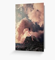 Tarjeta de felicitación Tu viniste de las nubes