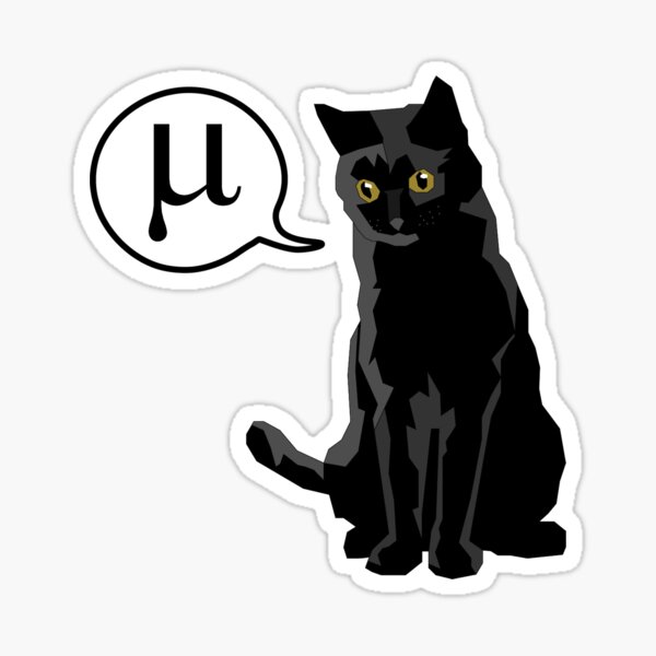 Yi Bird Mr. Black Cat Stickers - Decorate with Charm – CHL-STORE