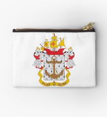Coat of arms of the Colombian Navy Zipper Pouch
