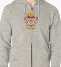 Coat of arms of the Colombian Navy Zipped Hoodie