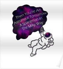 An Astronaut Tomorrow Poster