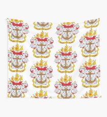 Coat of arms of the Colombian Navy Wall Tapestry