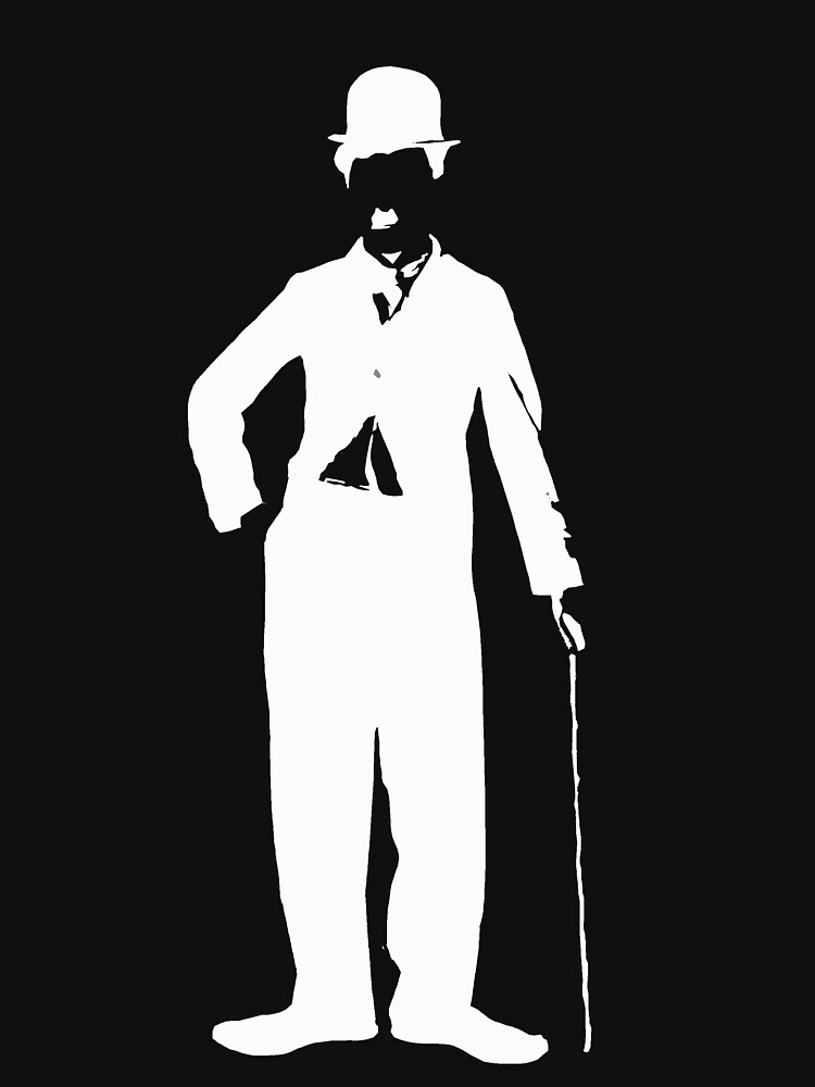 charlie chaplin - silueta de charlot de BEGROTESQUE