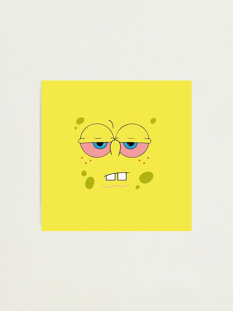  Spongebob High  Photographic Print by TRELAB Redbubble