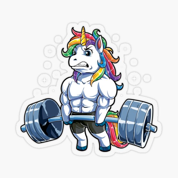 Unicorn Weightlifting T shirt Fitness Gym Deadlift Rainbow Gifts Party Men  Women' Men's Premium Tank Top