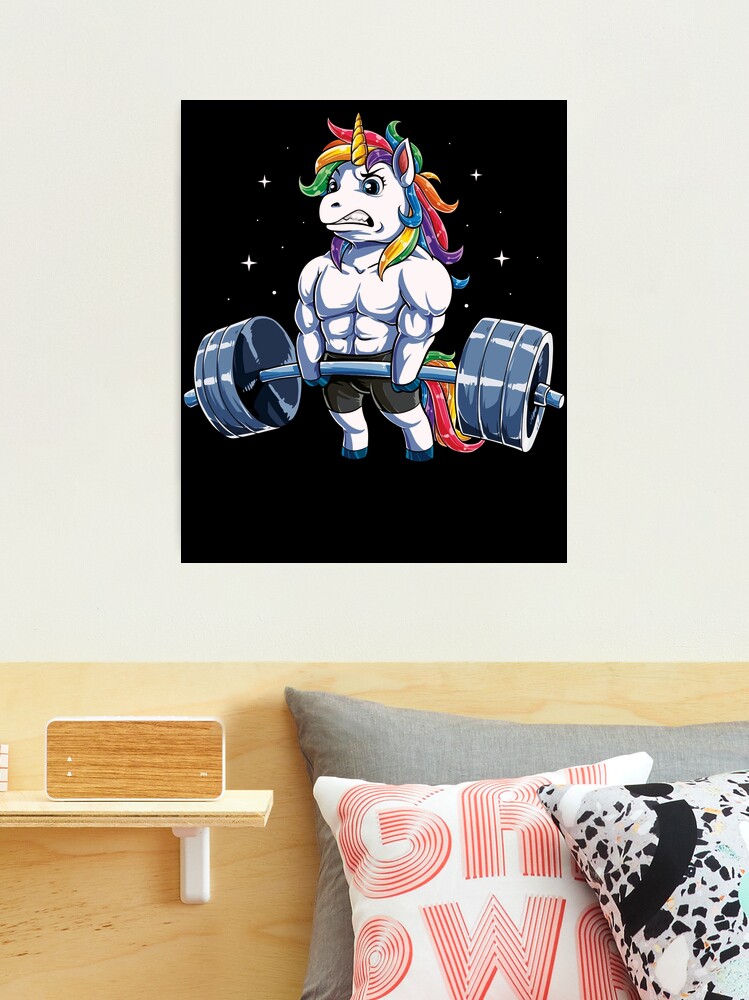 Unicorn Weightlifting T shirt Fitness Gym Deadlift Rainbow Gifts Party Men  Women Kids T-Shirt for Sale by LiqueGifts